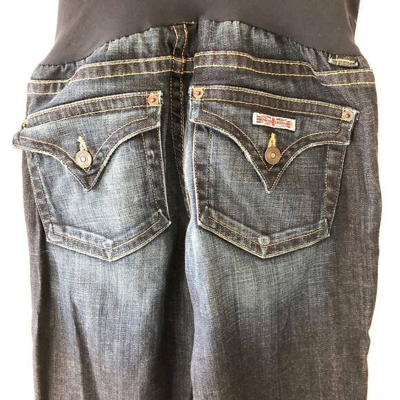 Hudson X Pea In The Pod Jeans Womens 29x28 Blue Maternity Bootcut Dark Wash - Picture 11 of 16